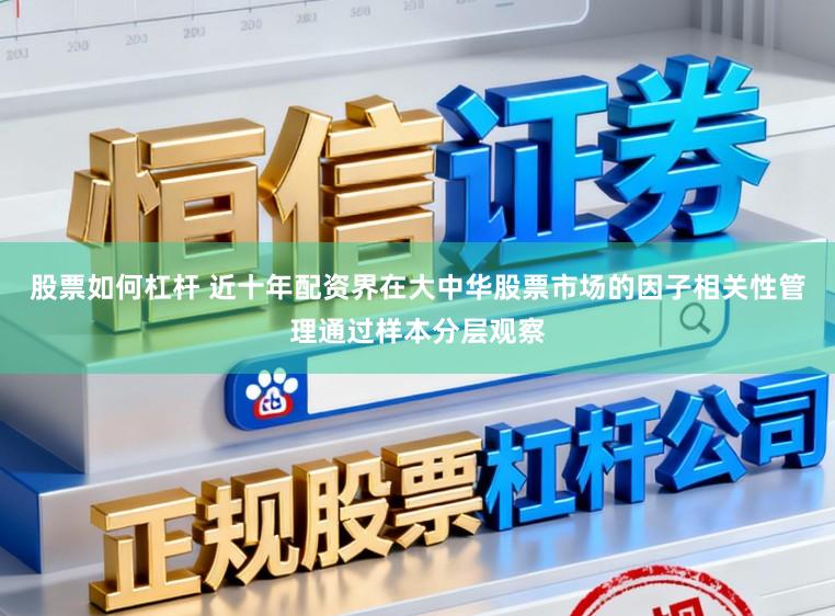 股票如何杠杆 近十年配资界在大中华股票市场的因子相关性管理通过样本分层观察
